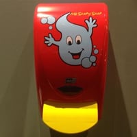 Whoa Studios has been open less than a month  we love hearing your feedback  suggestionsA few parents have suggested we lower our soap dispensers in the bathroom for little handsNewly installed especially for the kids  how cute are these whoastudios soap bathroom fun kids auckland